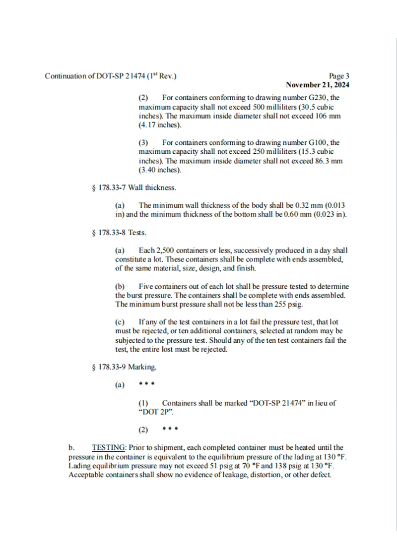 Relevant Qualification Certificates